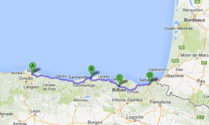 As always, here is a geographical view of our journey.